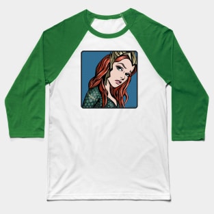 Girl With Amazing Swimming Powers. Baseball T-Shirt